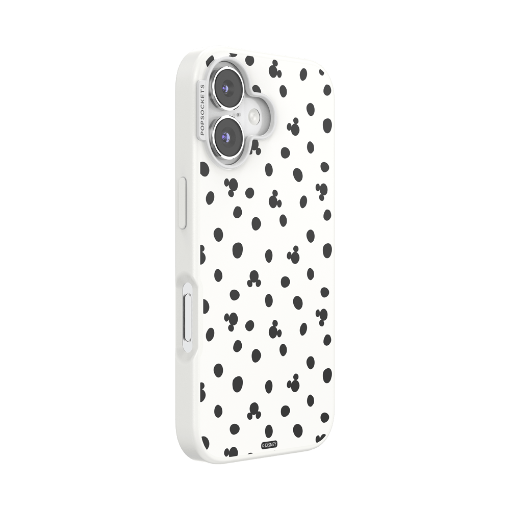 White Mickey Polka Dot — iPhone 16 MagSafe Case - US 64289