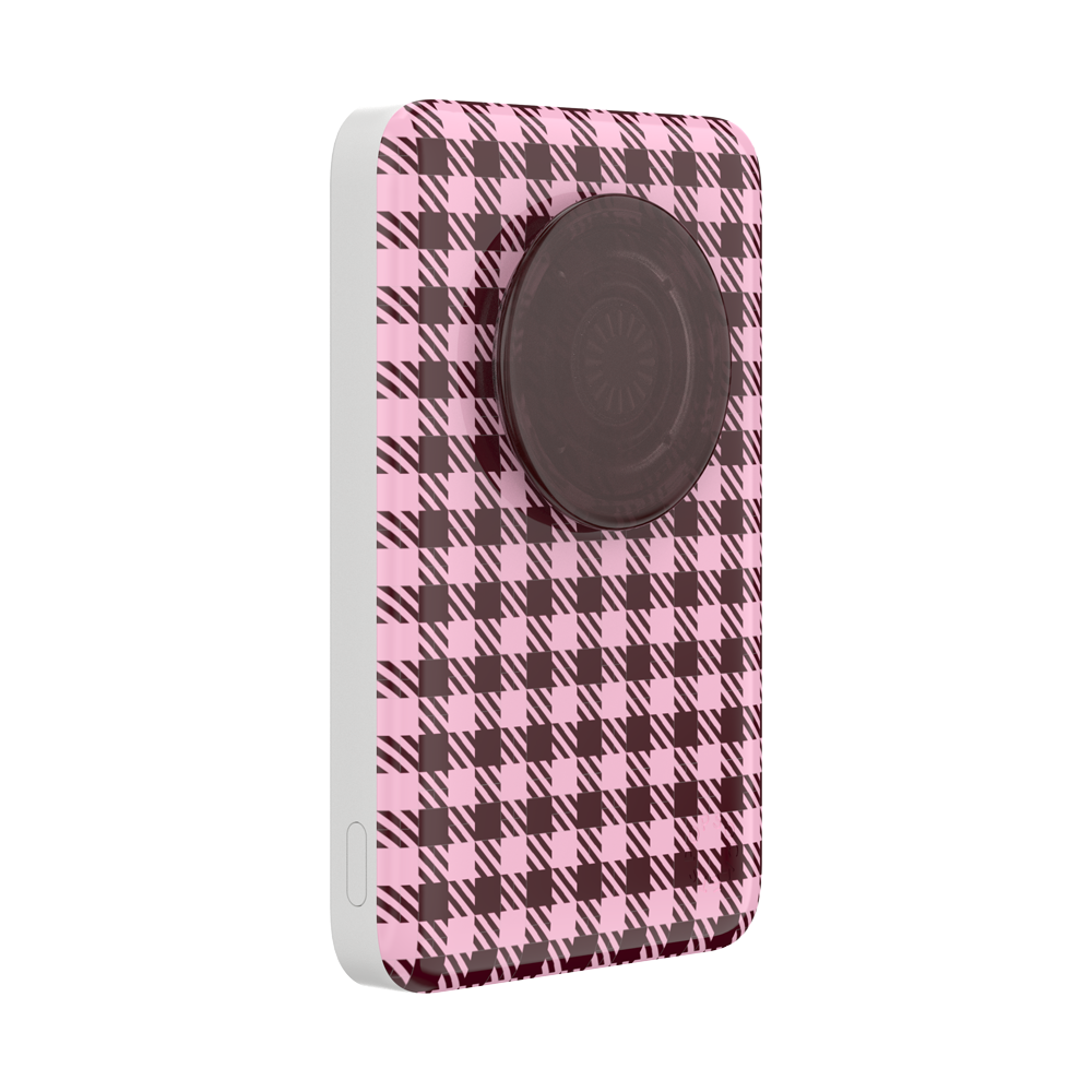 Black Cherry Gingham — MagSafe PowerPack - US 53197