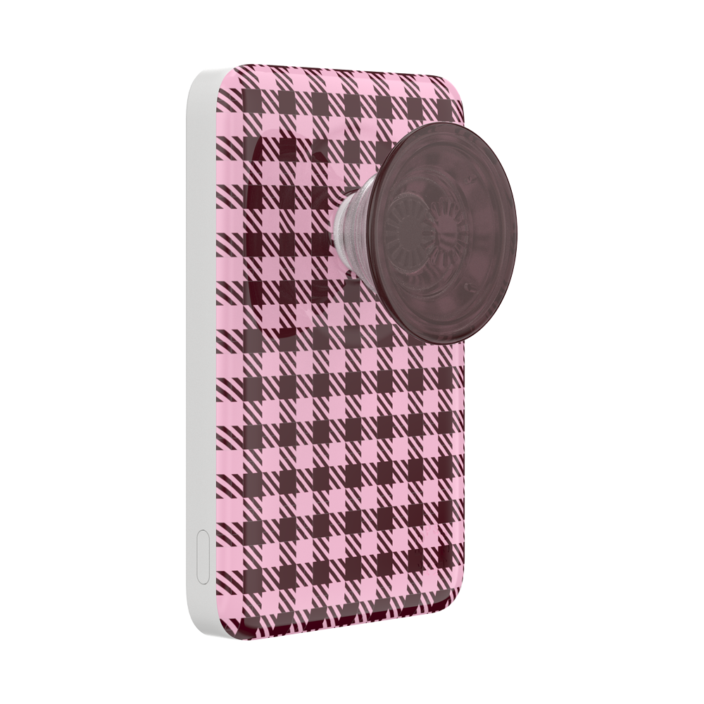 Black Cherry Gingham — MagSafe PowerPack - US 16543