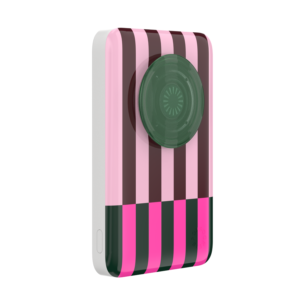 Pop of Pink Stripe — MagSafe PowerPack - US 19161