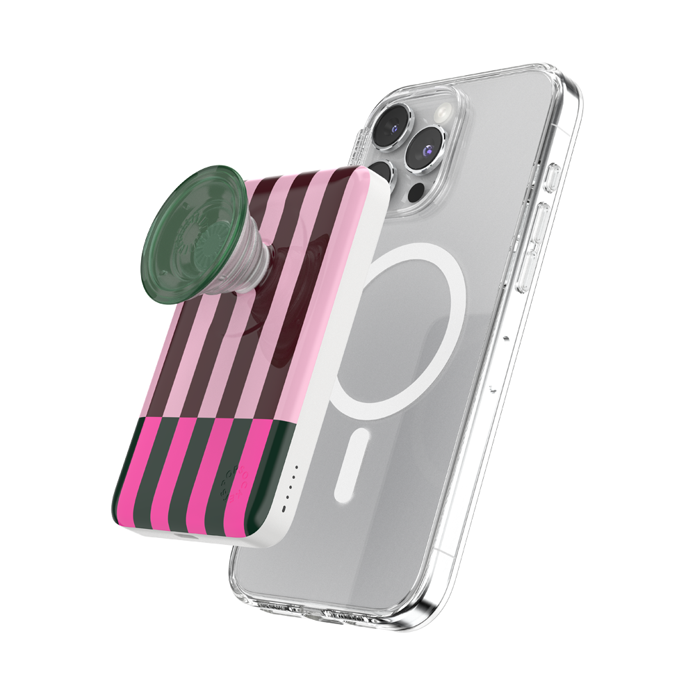 Pop of Pink Stripe — MagSafe PowerPack - US 82288