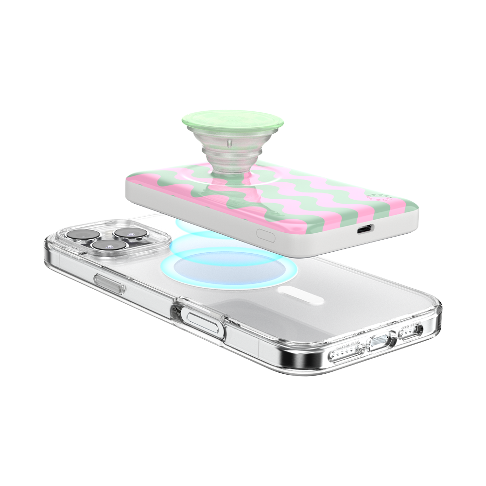 Wavy Flamingo — MagSafe PowerPack - US 79059