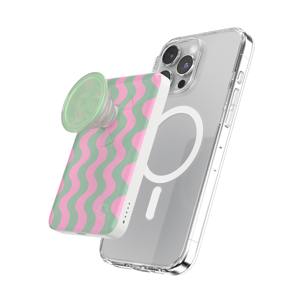 Wavy Flamingo — MagSafe PowerPack - US 02333