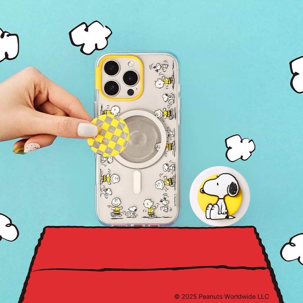 PopOut Sitting Snoopy — MagSafe PopGrip - US 57552