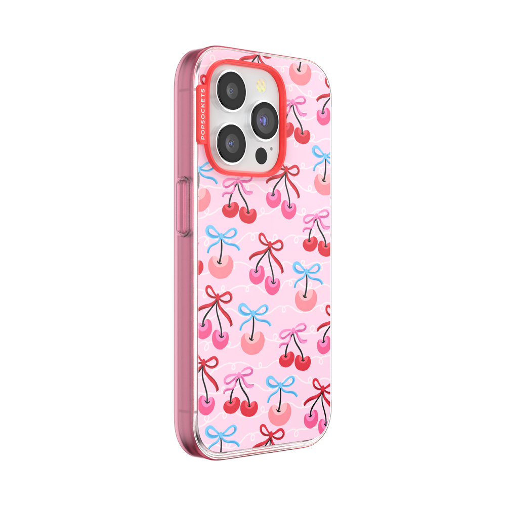Cherry Bows — iPhone 15 Pro MagSafe Case - US 63069