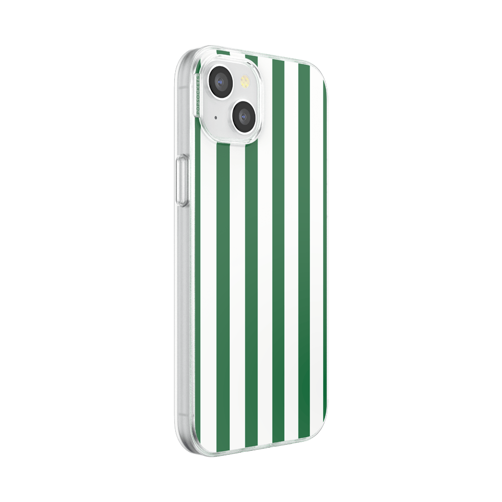 Club Stripe Green  — iPhone 15 Plus MagSafe Case - US 20340
