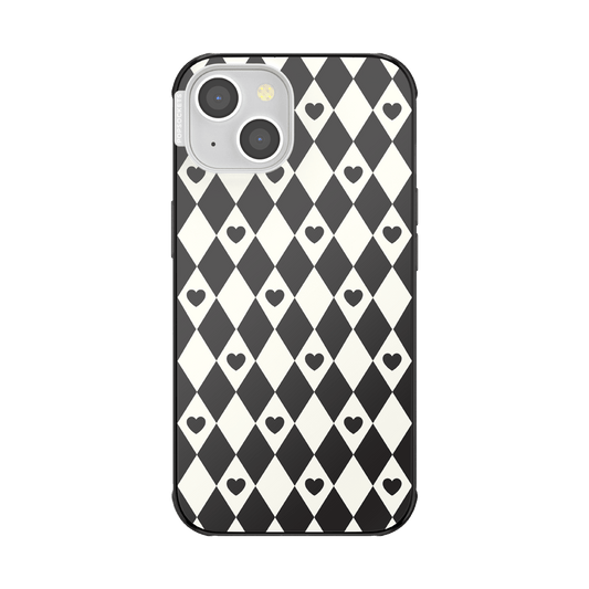 Harlequin Hearts Black  — iPhone 13 MagSafe Case - US 42400