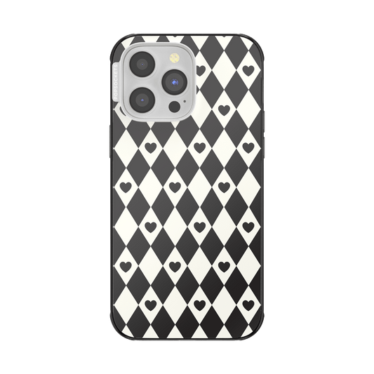 Harlequin Hearts Black — iPhone 14 Pro Max MagSafe Case - US 97730