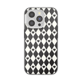Harlequin Hearts Black — iPhone 15 Pro MagSafe Case - US 01837