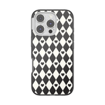 Harlequin Hearts Black — iPhone 16 Pro MagSafe Case - US 90154