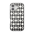 Harlequin Hearts Black — iPhone 16 MagSafe Case - US 60078