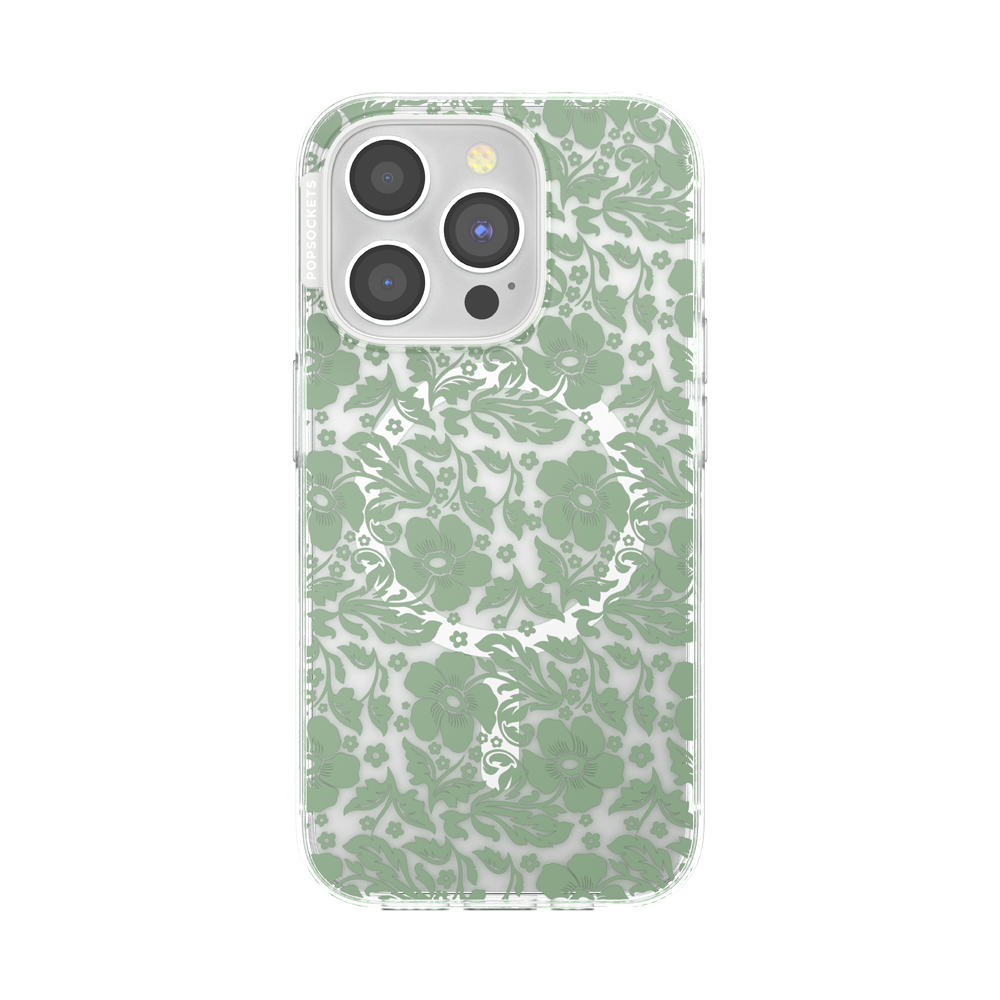 Lace Eucalyptus — iPhone 15 Pro MagSafe Case - US 09053