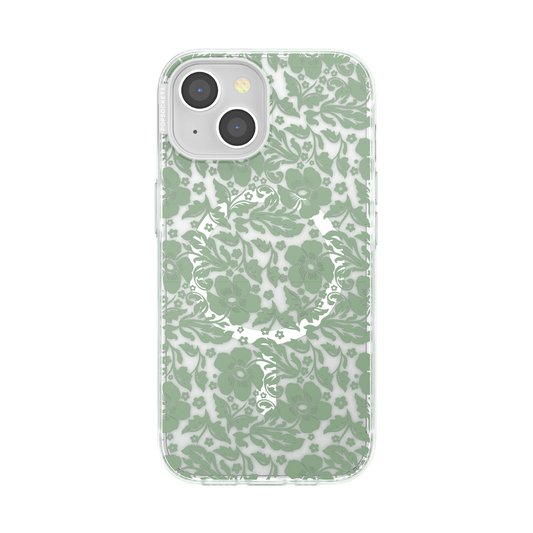 Lace Eucalyptus  — iPhone 15 MagSafe Case - US 78061