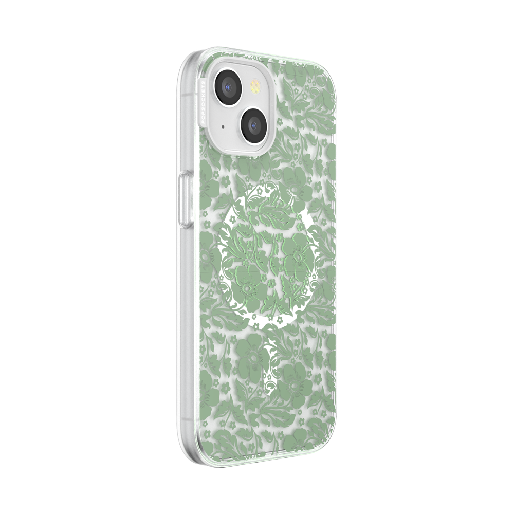 Lace Eucalyptus  — iPhone 15 MagSafe Case - US 78061