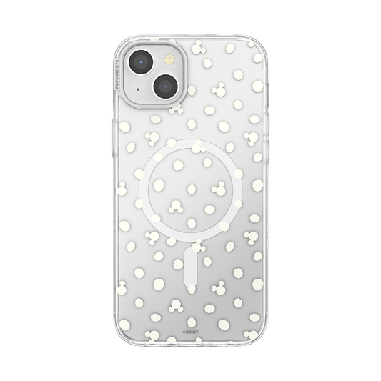 Clear Mickey Polka Dot  — iPhone 15 Plus MagSafe Case - US 97849