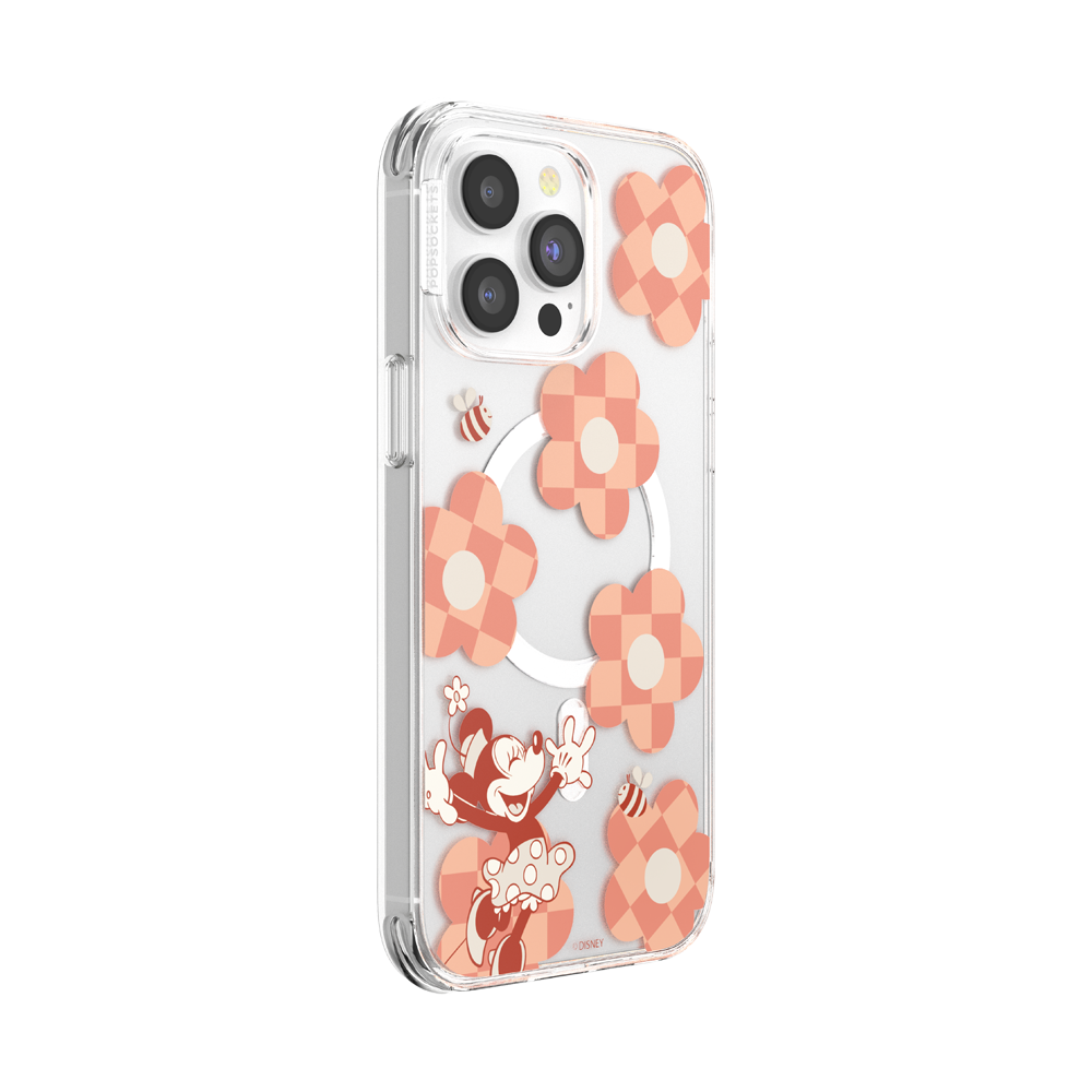 Minnie Checkered Flower  — iPhone 14 Pro Max MagSafe Case - US 39141