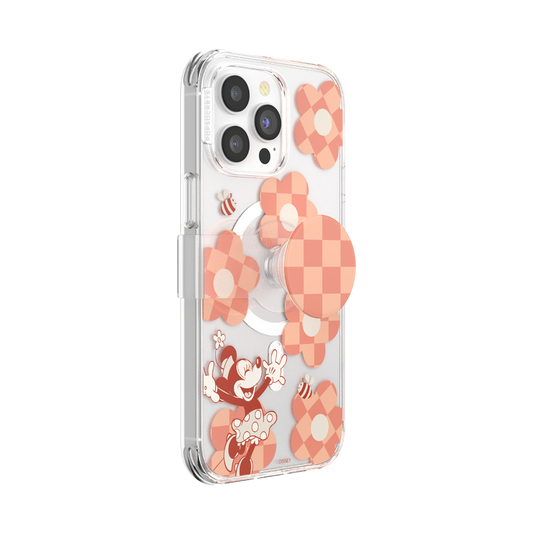 Minnie Checkered Flower  — iPhone 14 Pro Max MagSafe Case - US 39141