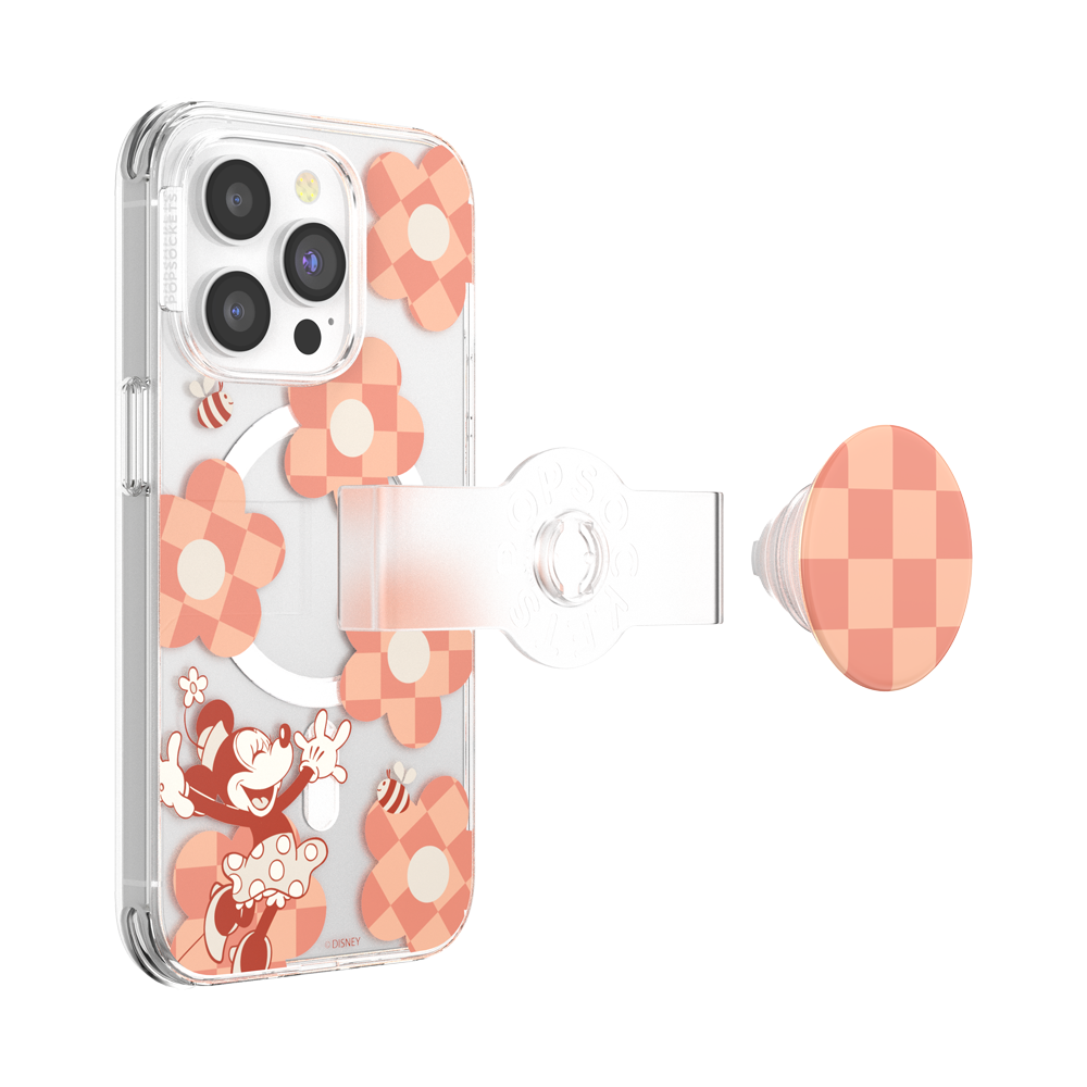 Minnie Checkered Flower  — iPhone 14 Pro MagSafe Case - US 51513
