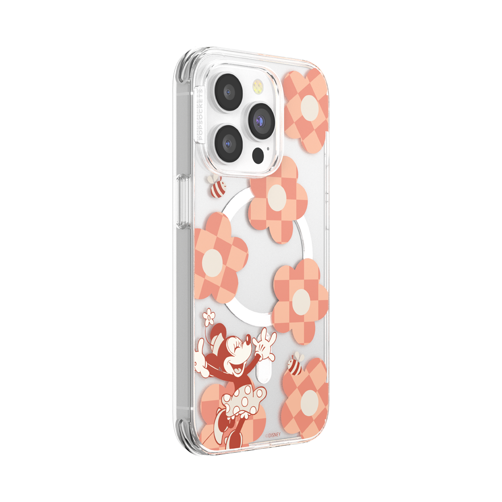Minnie Checkered Flower  — iPhone 14 Pro MagSafe Case - US 51513