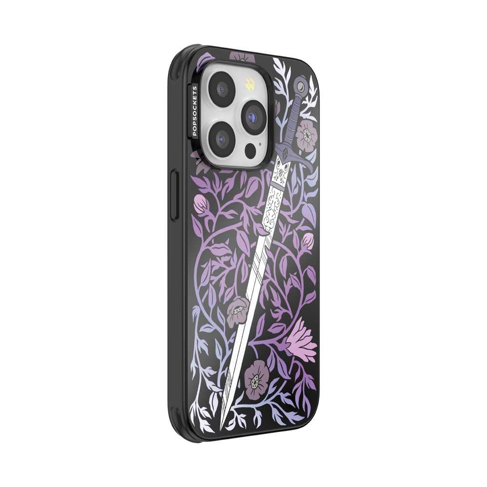 Mirror Thorny Blade Lavender — iPhone 14 Pro MagSafe Case - US 35178