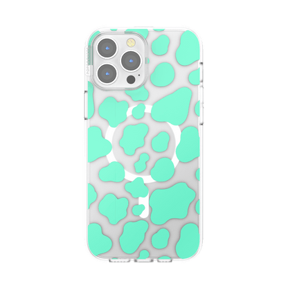 Turquoise Cow Cow — iPhone 13 Pro Max MagSafe Case - US 77373