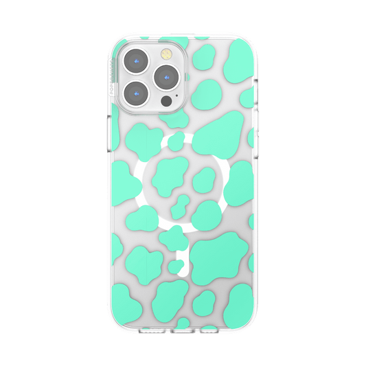 Turquoise Cow Cow — iPhone 13 Pro Max MagSafe Case - US 77373