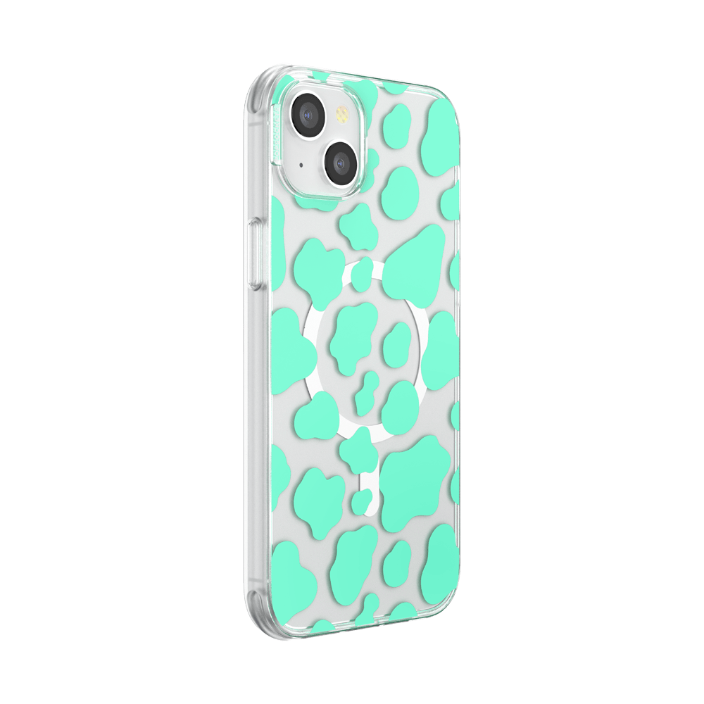 Turquoise Cow Cow  — iPhone 14 Plus MagSafe Case - US 94946