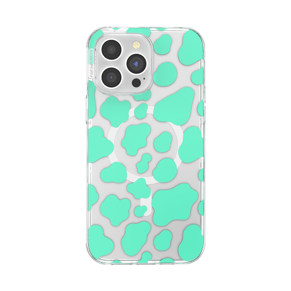 Turquoise Cow Cow — iPhone 14 Pro Max MagSafe Case - US 15131