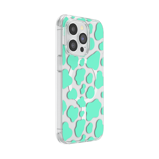 Turquoise Cow Cow — iPhone 14 Pro MagSafe Case - US 49538