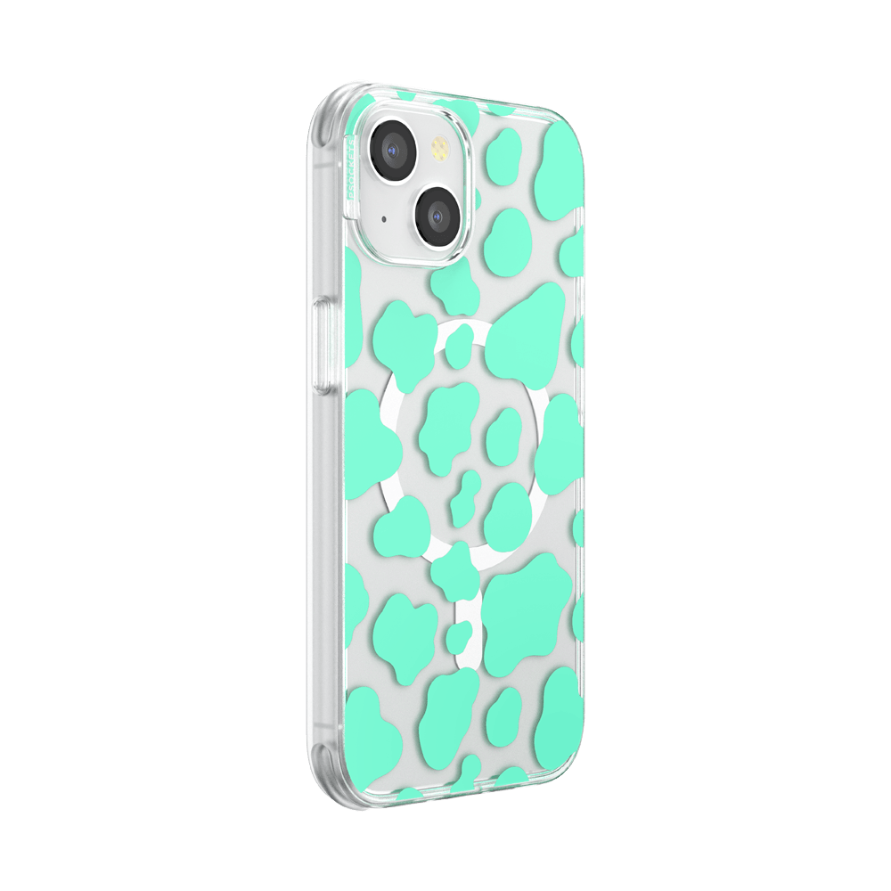 Turquoise Cow Cow  — iPhone 14 MagSafe Case - US 17632
