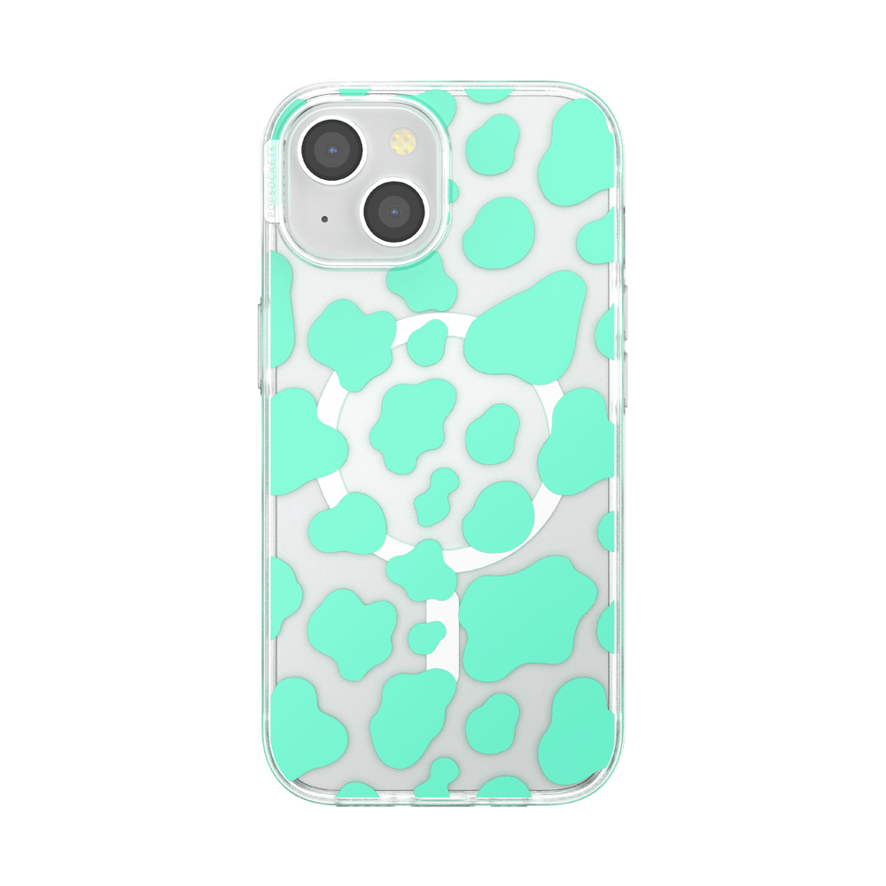 Turquoise Cow Cow  — iPhone 15 MagSafe Case - US 81873