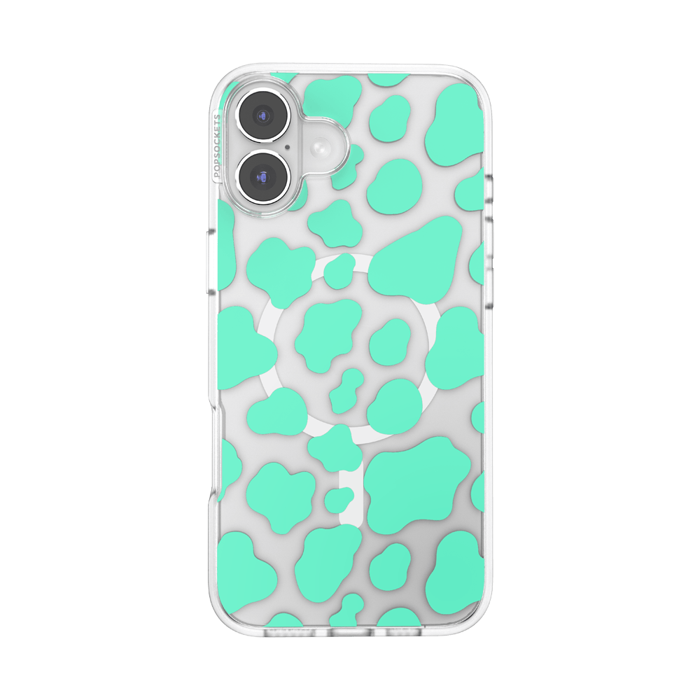 Turquoise Cow Cow — iPhone 16 Plus MagSafe Case - US 89883
