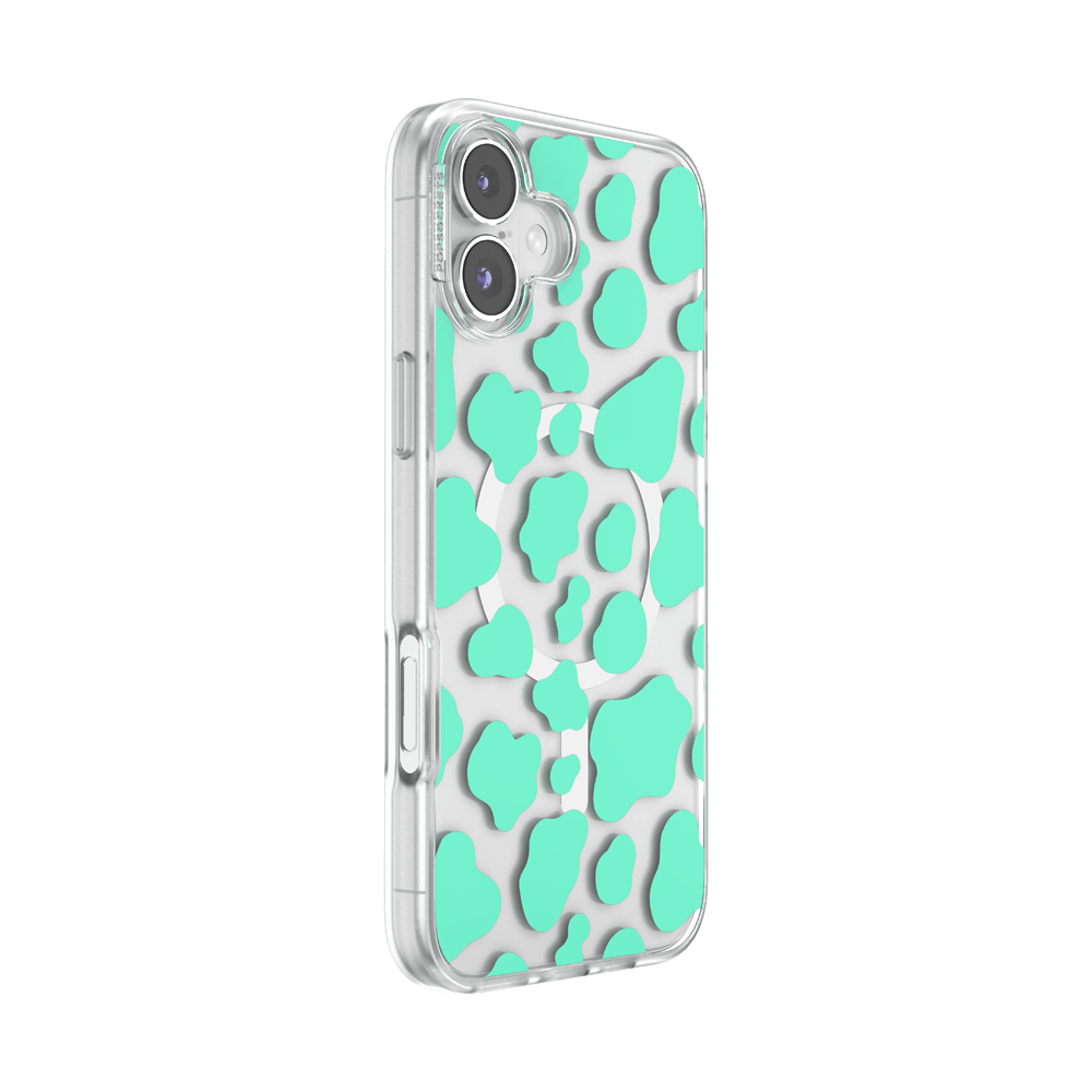 Turquoise Cow Cow — iPhone 16 Plus MagSafe Case - US 89883