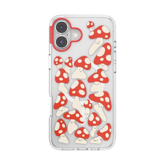 Red Shrooms — iPhone 16 Plus MagSafe Case - US 44136