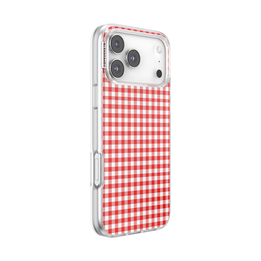 Red Gingham — iPhone 17 Pro Max MagSafe Case - US 86606