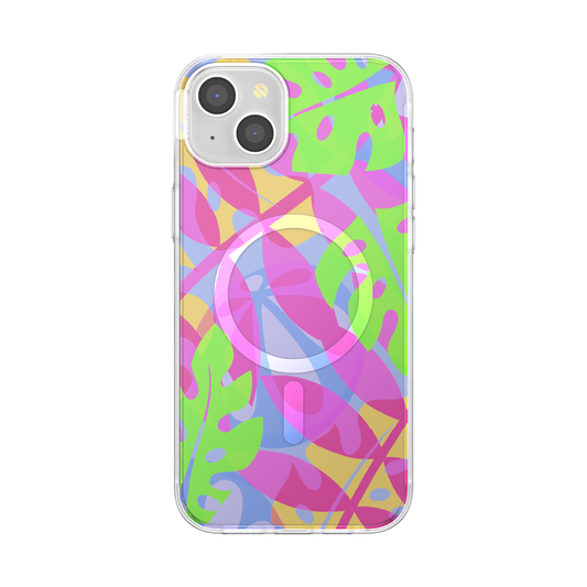 Boca Palms Pink  — iPhone 15 Plus MagSafe Case - US 80961