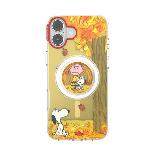 Snoopy in Fall — iPhone 16 Plus MagSafe Case - US 84569