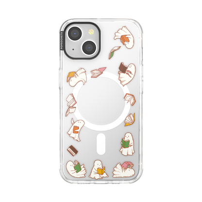 Spooky Book Club Clear  — iPhone 14 MagSafe Case - US 13712