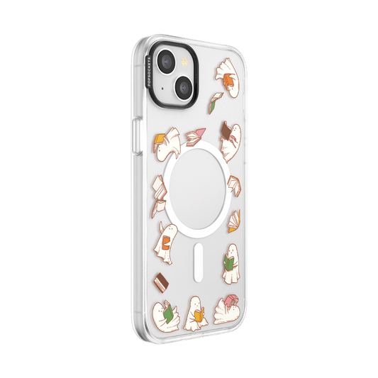 Spooky Book Club Clear  — iPhone 15 Plus MagSafe Case - US 54040
