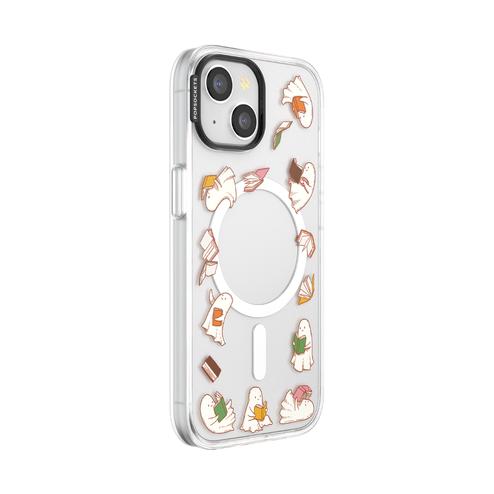 Spooky Book Club Clear  — iPhone 15 MagSafe Case - US 04997