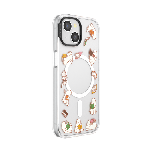 Spooky Book Club Clear  — iPhone 15 MagSafe Case - US 04997