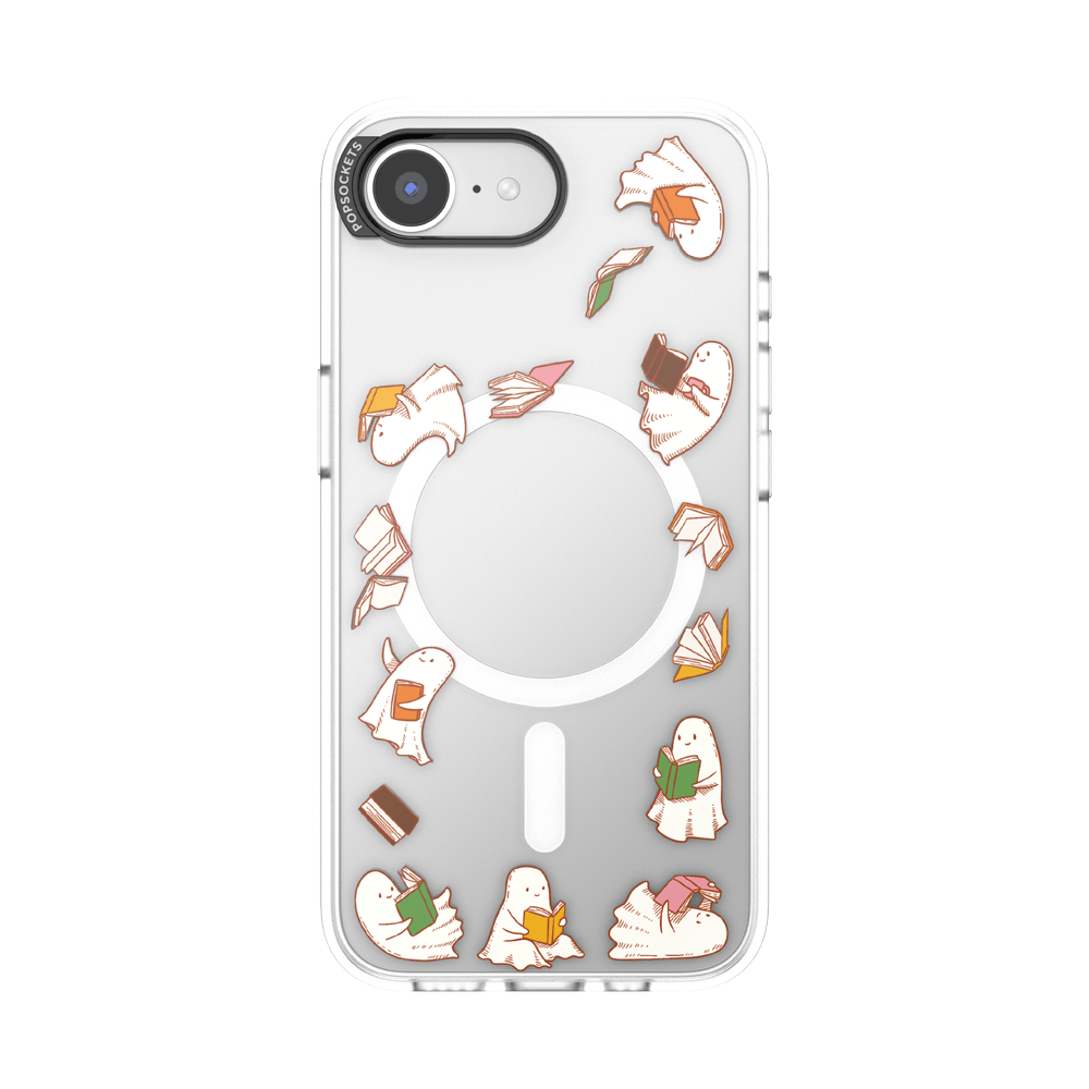 Spooky Book Club Clear  — iPhone 17e/16e MagSafe Case - US 58043