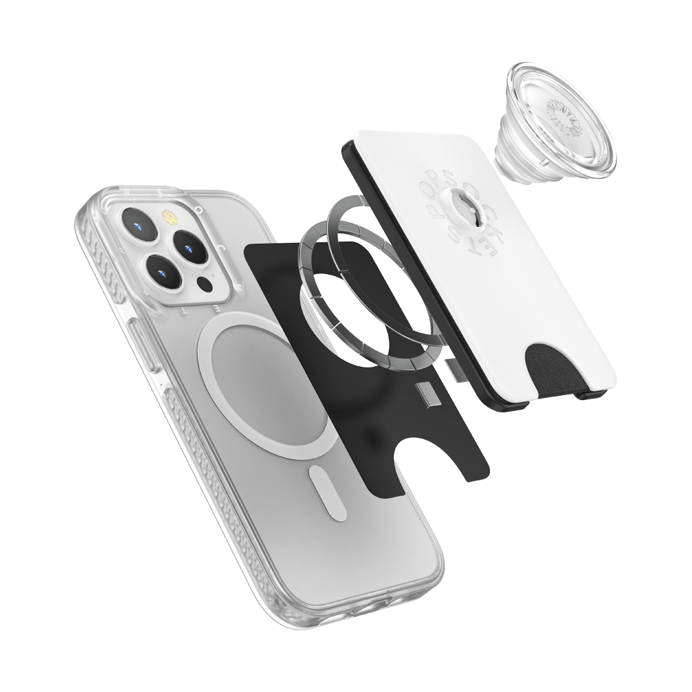 White Clear — MagSafe PopWallet+ - US 52057