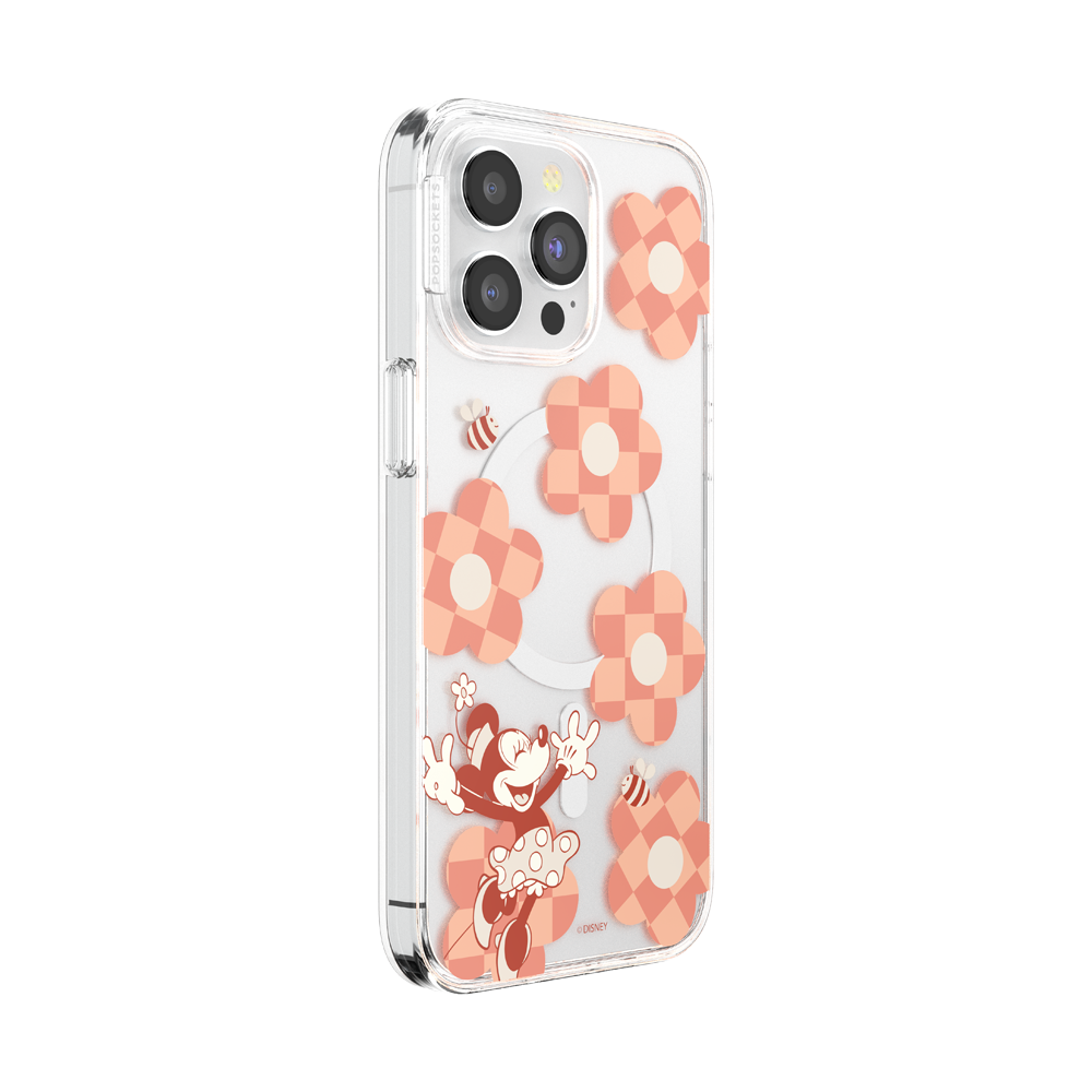 Minnie Checkered Flower — iPhone 15 Pro Max MagSafe Case - US 06486