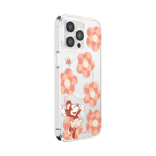 Minnie Checkered Flower — iPhone 15 Pro Max MagSafe Case - US 06486