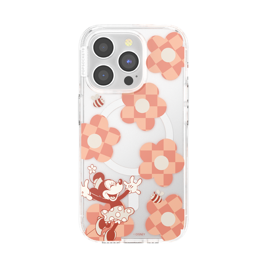 Minnie Checkered Flower — iPhone 15 Pro MagSafe Case - US 57862