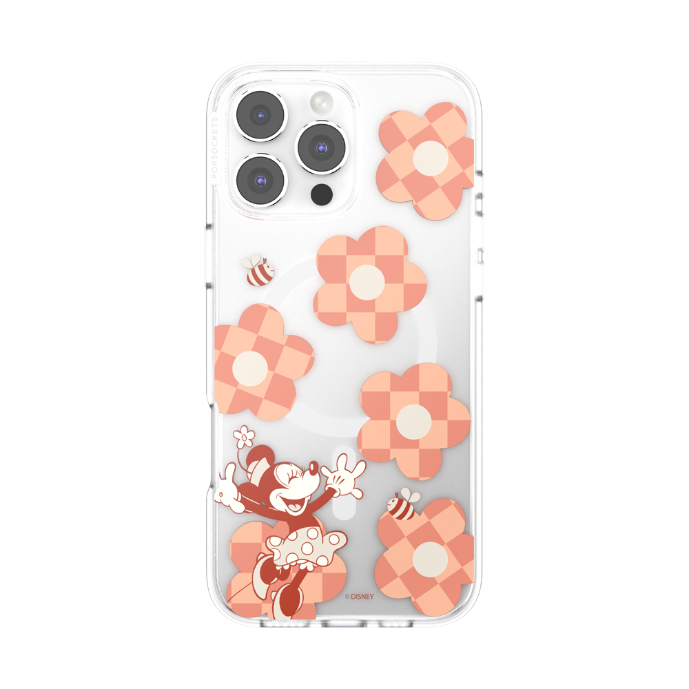 Minnie Checkered Flower — iPhone 16 Pro Max MagSafe Case - US 96017