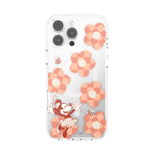Minnie Checkered Flower — iPhone 16 Pro Max MagSafe Case - US 96017