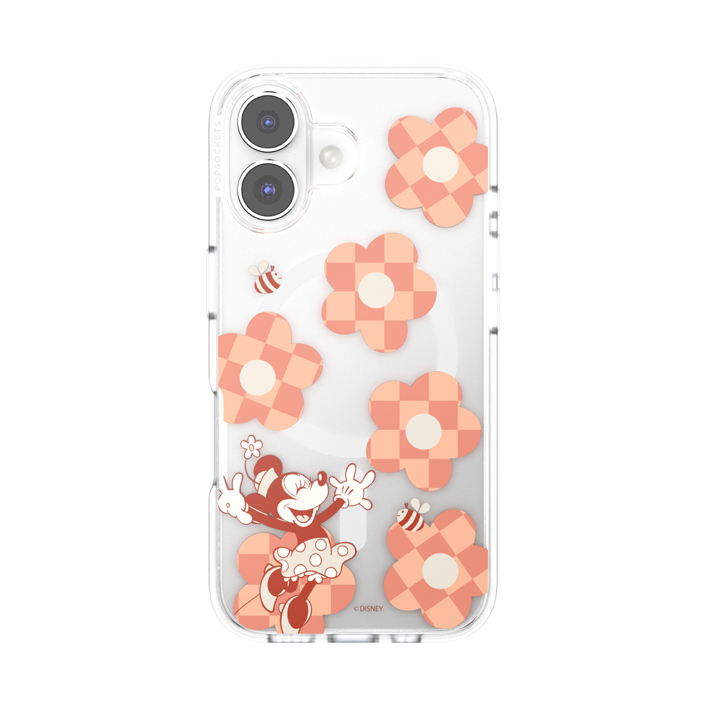 Minnie Checkered Flower — iPhone 16 MagSafe Case - US 98297