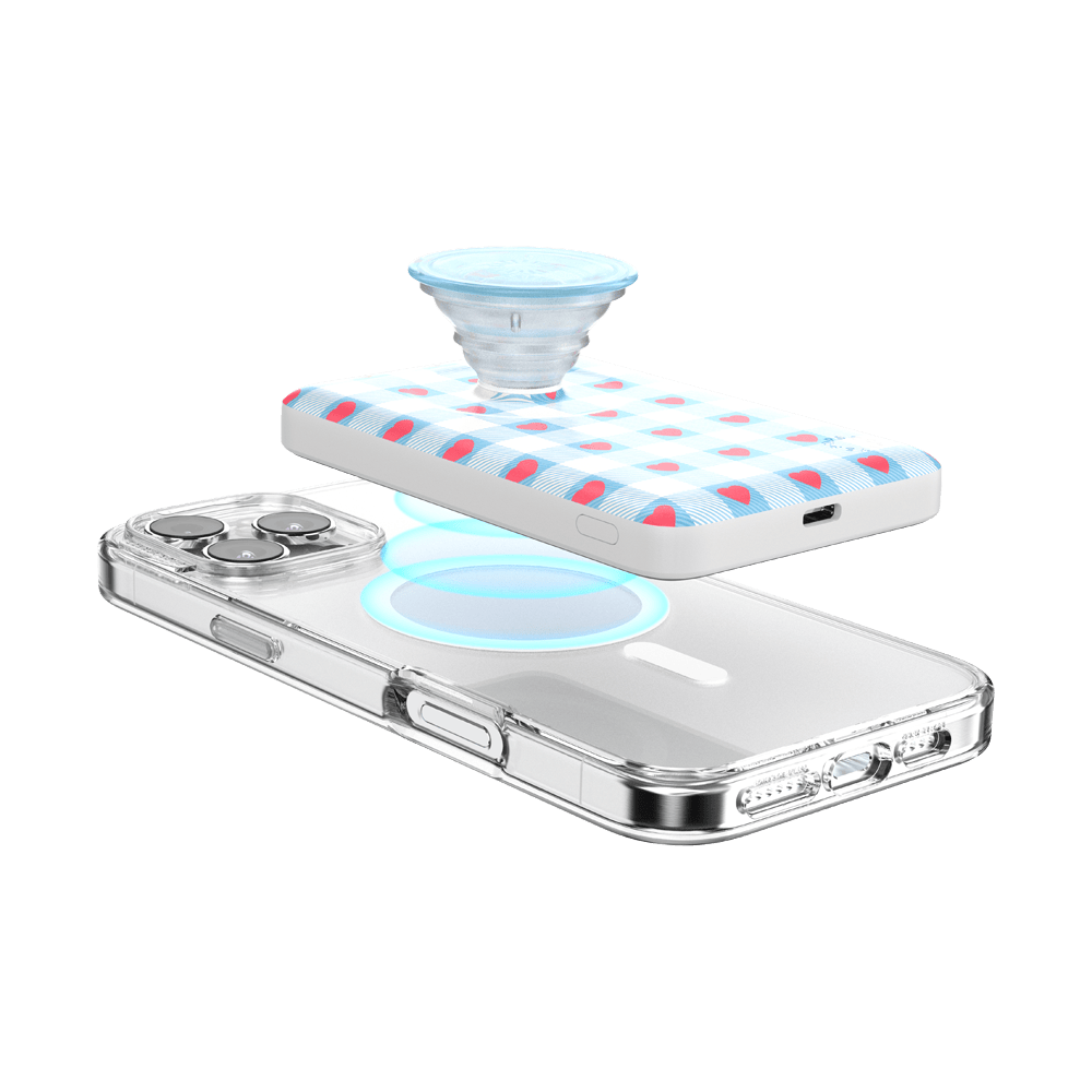 Berry Sweet Gingham — MagSafe PowerPack - US 94620